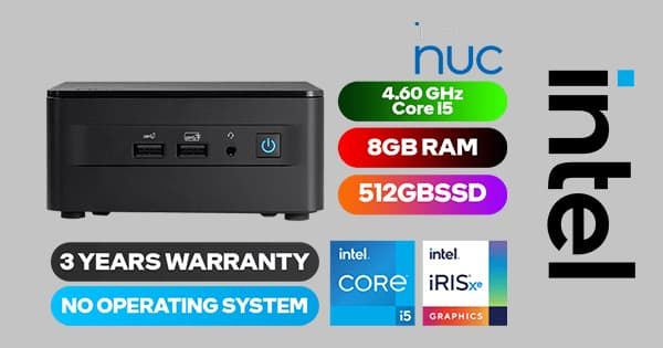 Buy Intel NUC 13 Pro 13th Gen Core i5 Mini PC Kit - 8GB RAM, 512GB SSD